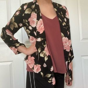 NWT Open Floral Blazer